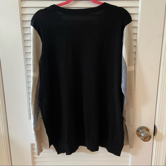Athleta Strobe Colorblock Merino Wool Sweater - EUC - XL - Picture 7 of 9
